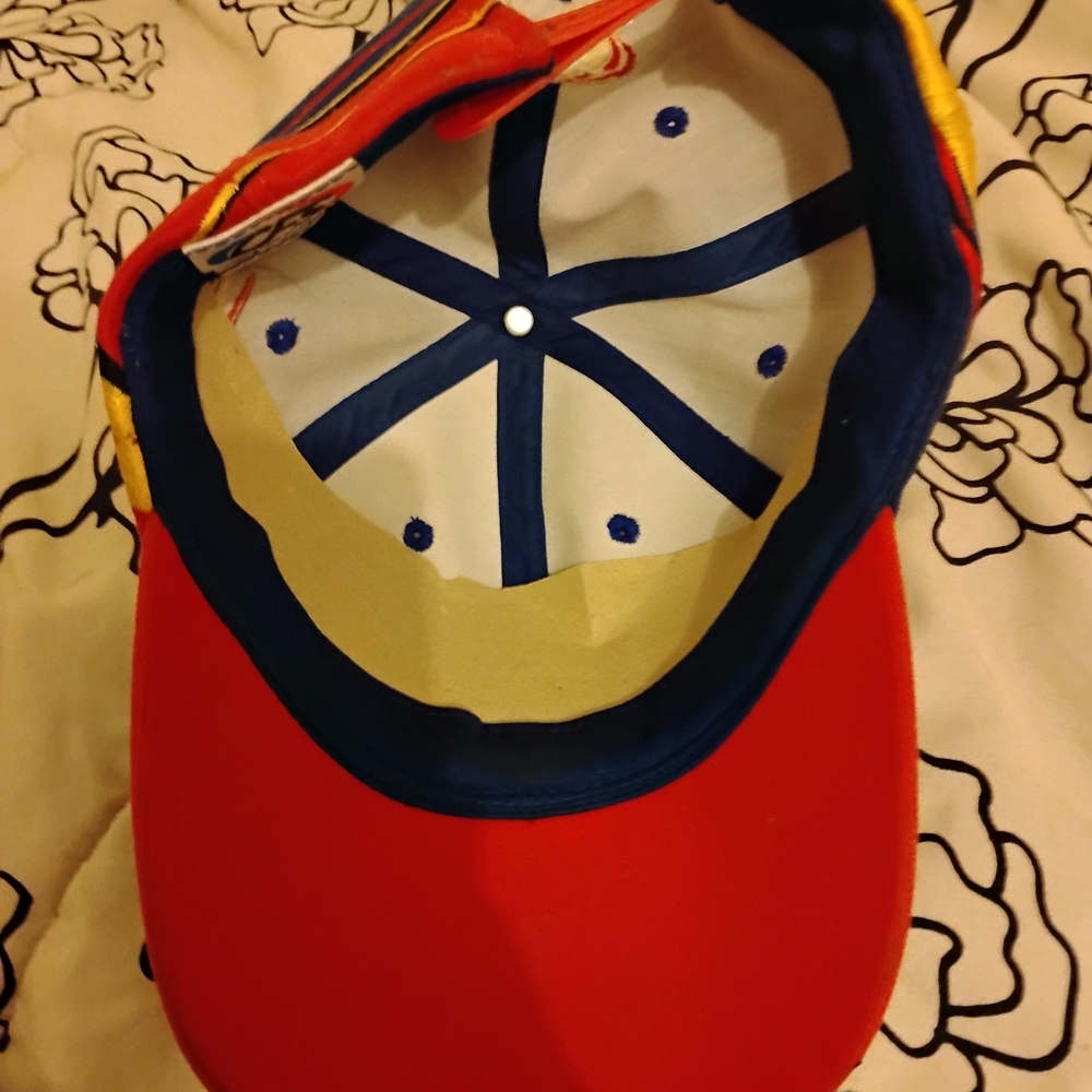 Nascar Kids Blue and Red Racing Cap - Picture 2 of 2